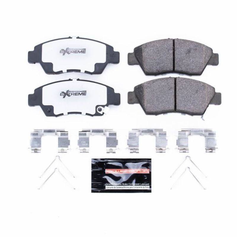 Power Stop 13-14 Acura ILX Front Z26 Extreme Street Brake Pads w/Hardware Brake Pads - Performance PowerStop