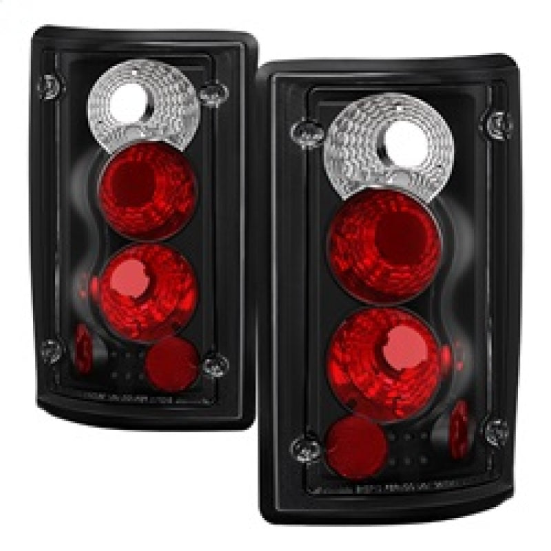 Spyder Ford Excursion 00-06/Econoline 150/250/350/450/550 95-06 Euro Tail Lights Blk ALT-YD-FEC00-BK Tail Lights SPYDER