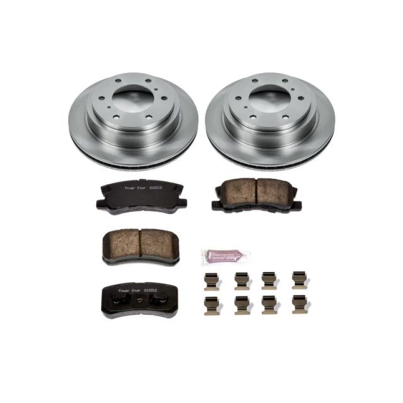 Power Stop 01-06 Mitsubishi Montero Rear Autospecialty Brake Kit Brake Kits - OE PowerStop