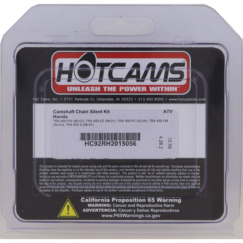 Hot Cams 1995-2003 Honda TRX 400 FW 400cc Silent chain Camshafts Hot Cams