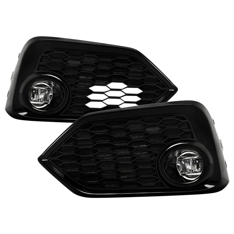 Spyder 16-17 Honda Civic Hatchback (Hatch Only) OEM LED Fog Light w/Switch - Clear (FL-HC2017-LED-C) Fog Lights SPYDER