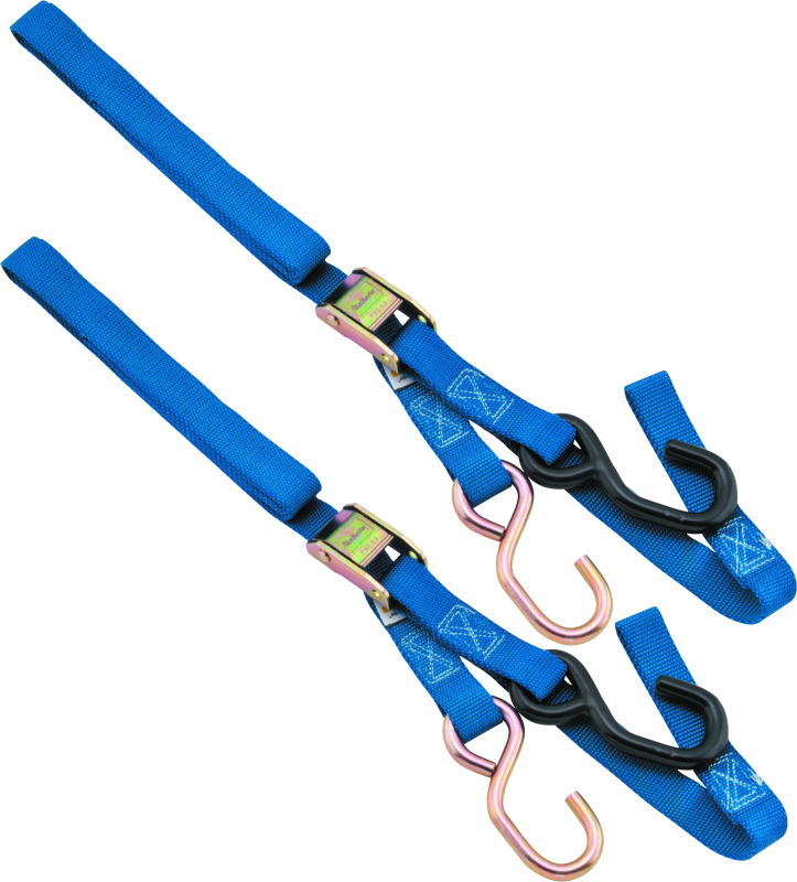 BikeMaster Tiedown Integrated Softhook - Blue Cargo Tie-Downs BikeMaster