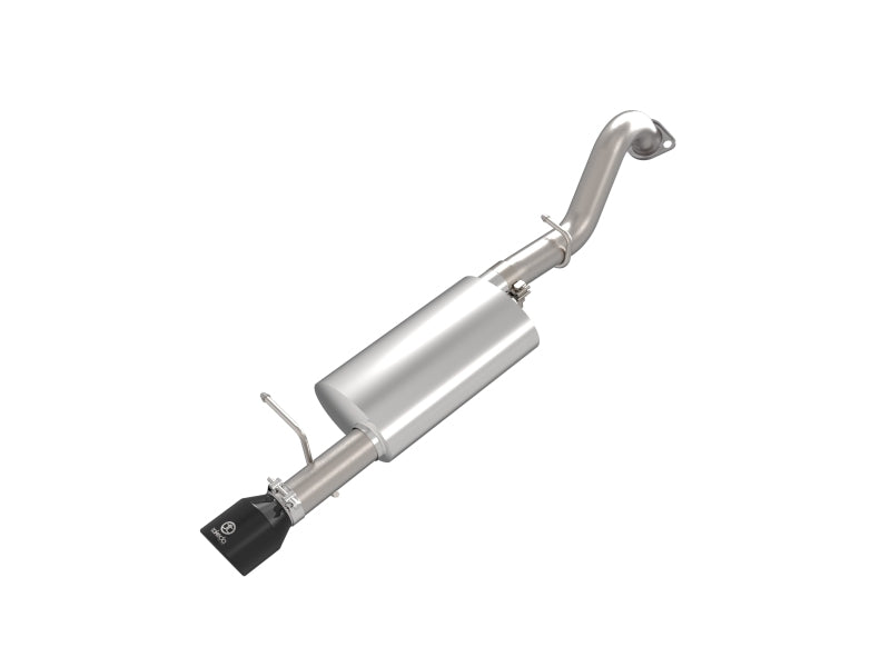aFe 14-19 Toyota Corolla 1.8L Takeda 2.5in 304SS Axle-Back Exhaust w/ Black Tip Axle Back aFe