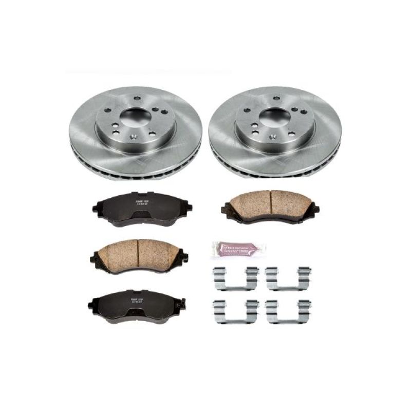 Power Stop 99-02 Daewoo Leganza Front Autospecialty Brake Kit Brake Kits - OE PowerStop