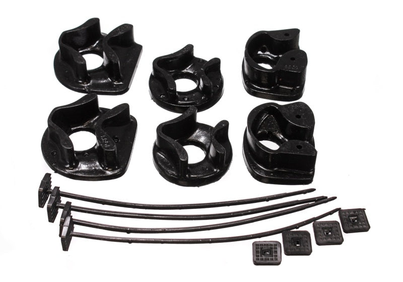 Energy Suspension 90-93 Acura Integra Black Motor Mount Inserts (2 Torque Mount Positions) Bushing Kits Energy Suspension