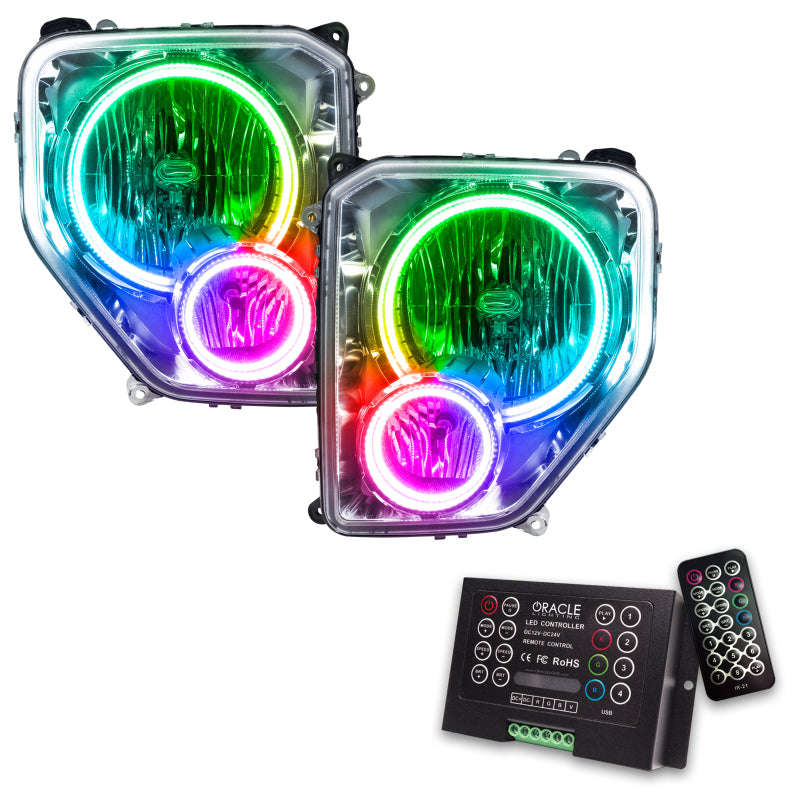 Oracle 08-12 Jeep Liberty SMD HL - ColorSHIFT w/ 2.0 Controller Headlights ORACLE Lighting