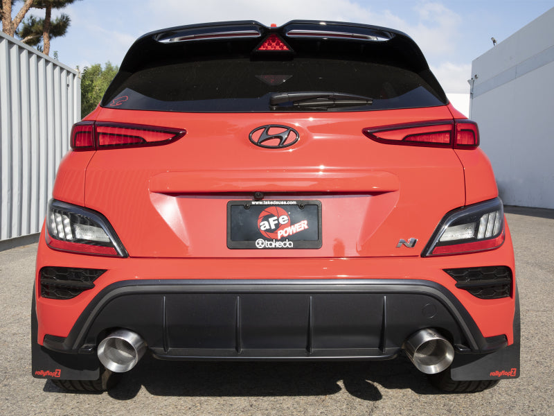 aFe 22-23 Hyundai Kona N L4-2.0L (t) Takeda 3in 304 SS Cat-Back Exhaust System w/ Polished Tips Catback aFe