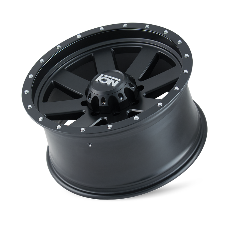 ION Type 134 18x10 / 5x139.7 BP / -19mm Offset / 108mm Hub Matte Gunmetal/Black Beadlock Wheel Wheels - Cast ION Wheels