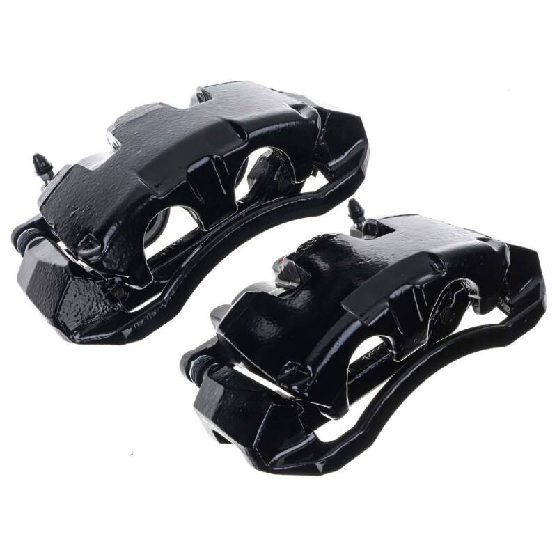 Power Stop 05-08 Dodge Dakota Front Black Caliper - Pair w/Bracket Brake Calipers - Perf PowerStop