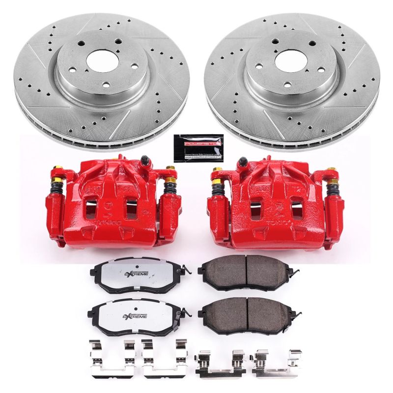 Power Stop 15-20 Subaru WRX Front Z26 Street Kit w/Cals Brake Kits - Performance D&S PowerStop