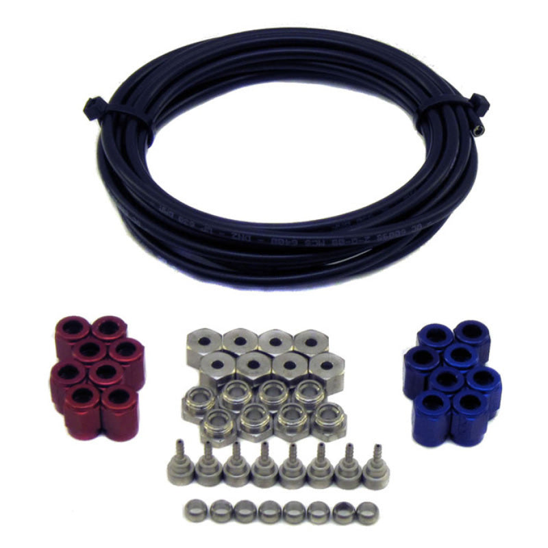 Nitrous Express D-2 Black Hose Conversion for 4 Cyl Direct Port Systems Hoses Nitrous Express