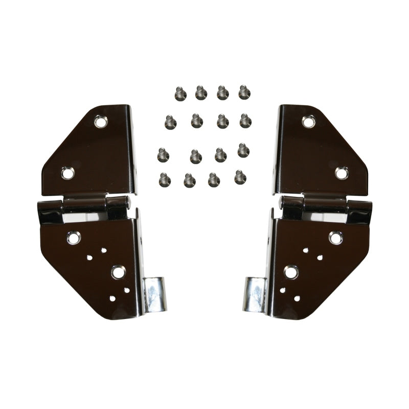 Rugged Ridge 76-95 Jeep CJ / Jeep Wrangler Stainless Steel Windshield Hinges Hardware - Singles Rugged Ridge