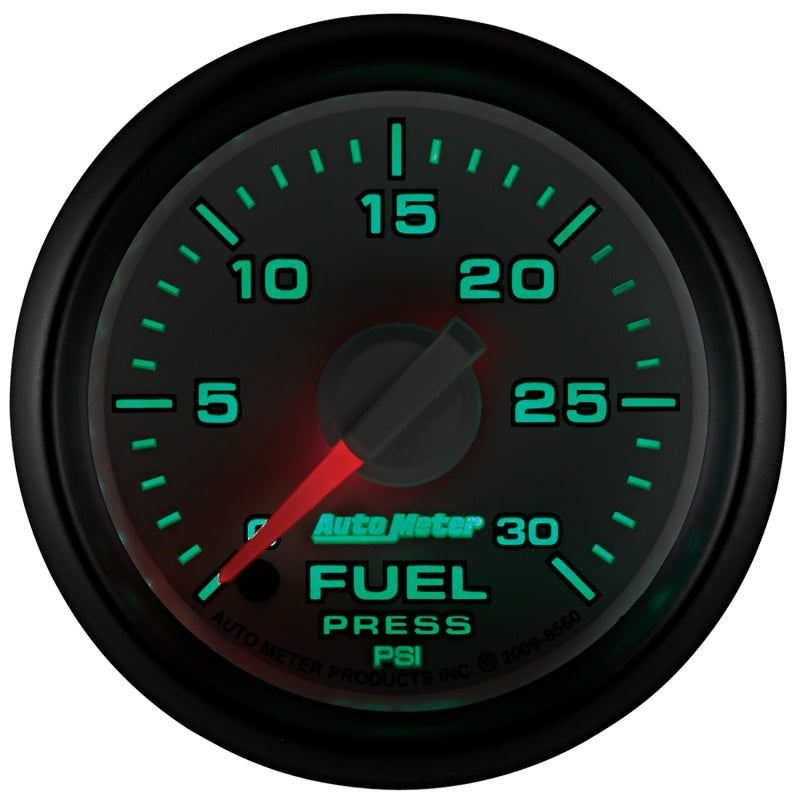 Autometer Factory Match 52.4mm Full Sweep Electronic 0-30 PSI Fuel Pressure Gauge Gauges AutoMeter
