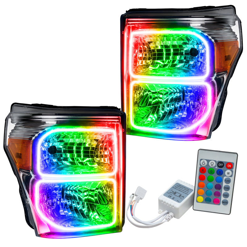 Oracle 11-16 Ford F250/350 LED HL - ColorSHIFT w/ Simple Controller Headlights ORACLE Lighting