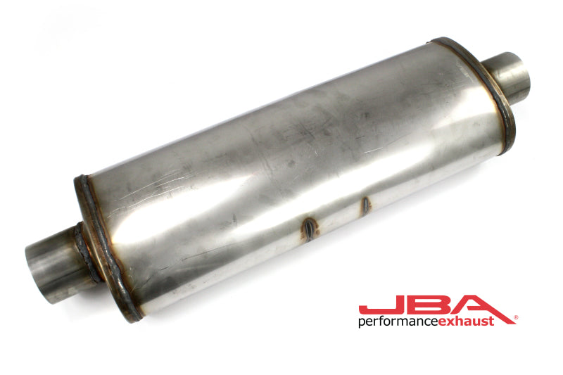 JBA Universal Chambered 304SS Muffler 22x8x5 3in Center/Center Muffler JBA