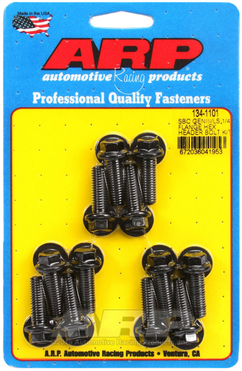 ARP Chevy LS 1/4in Flange Hex Header Bolt Kit Hardware Kits - Other ARP
