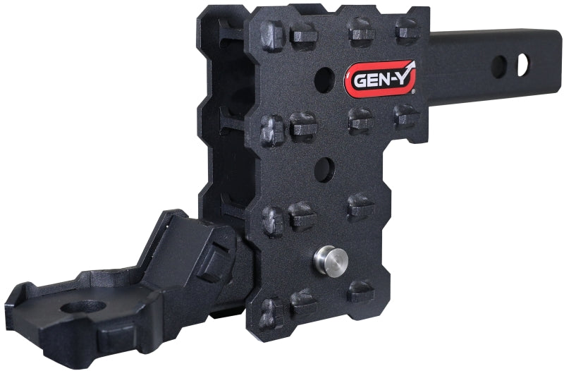 Gen-Y Phantom-X 2in Hollow Shank 4.5in Drop 700lb TW 7K Hitch w/GH-13051X Platinum Ball Mount Hitch Receivers GEN-Y Hitch