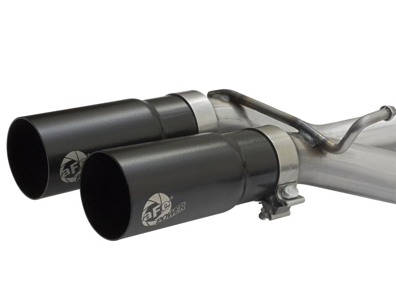 aFe Rebel Exhausts Cat-Back SS Ford F-150 04-08 V8 4.6/5.4L w/ Black Tips Catback aFe
