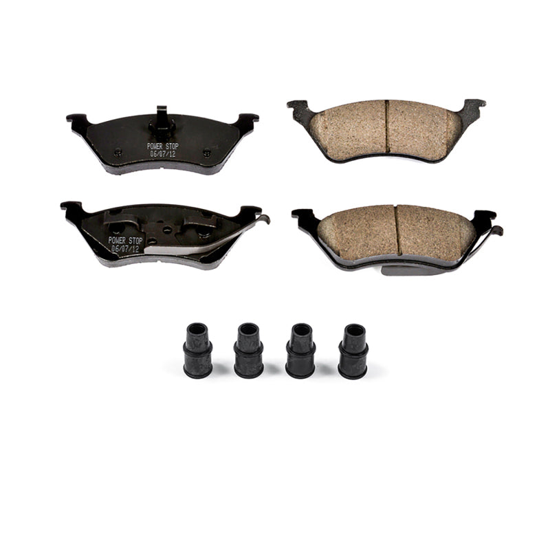 Power Stop 01-07 Chrysler Town & Country Rear Z17 Evolution Ceramic Brake Pads w/Hardware Brake Pads - OE PowerStop