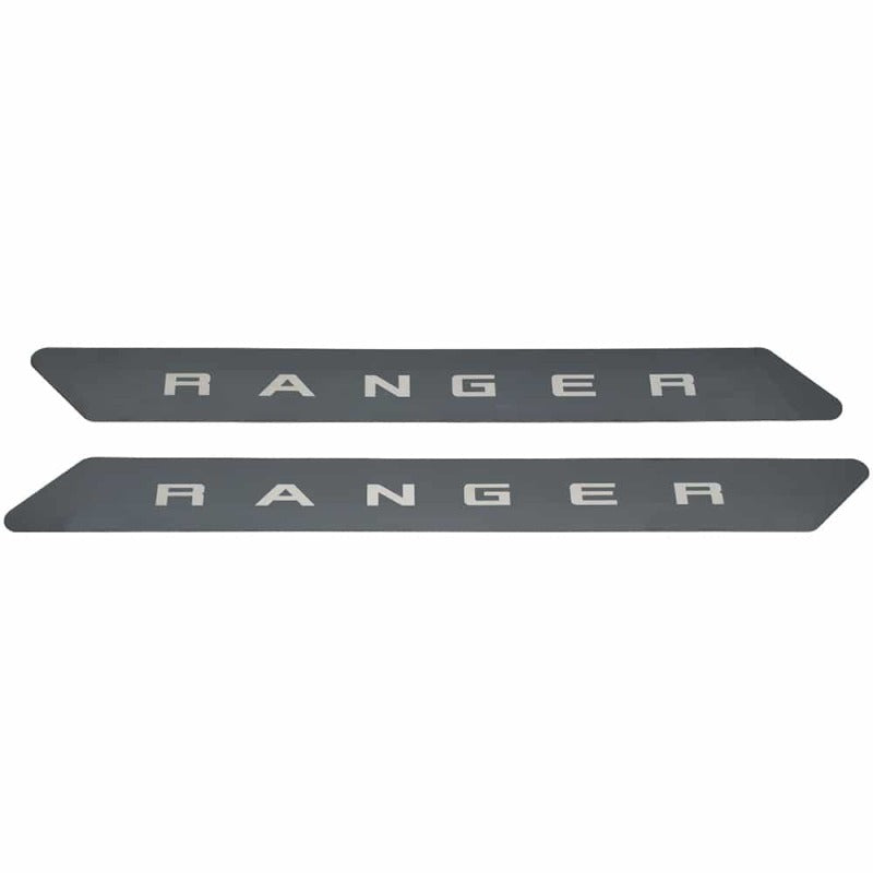 Putco 19-20 Ford Ranger SuperCab - w/ RANGER Etching (2pcs) Black Platinum Door Sills Door Panels Putco