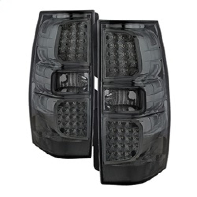 xTune Chevy Suburban/GMC Yukon/Yukon Denali 07-14 LED Tail Lights Smoked ALT-JH-CSUB07-LED-G2-SM Tail Lights SPYDER