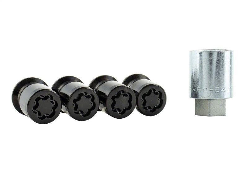 Ford Racing M12 x 1.5 Black Security Lug Nut Kit - Set of 4 Lug Nuts Ford Racing