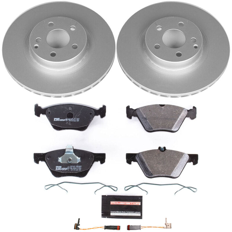 Power Stop 04-05 Mercedes-Benz E320 Front Euro-Stop Brake Kit Brake Kits - OE PowerStop