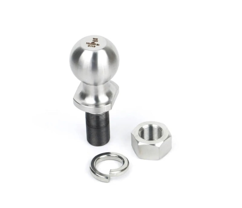 Weigh Safe 2in Tow Ball (10K Max GTW/1.5K Max Tonuge) - Stainless Steel Hitch Ball Mounts Weigh Safe