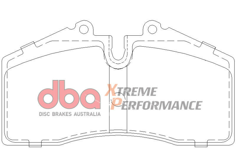 DBA 91-92 Porsche 911 Turbo XP Front Brake Pads Brake Pads - Performance DBA