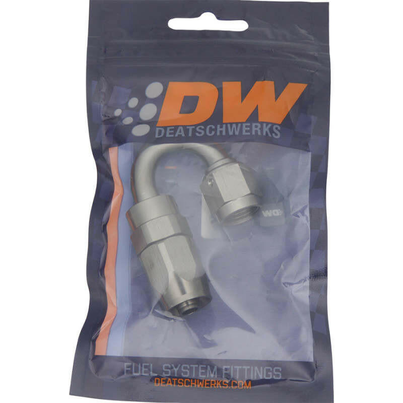 DeatschWerks 6AN Female Swivel 180-Degree Hose End CPE Fittings DeatschWerks