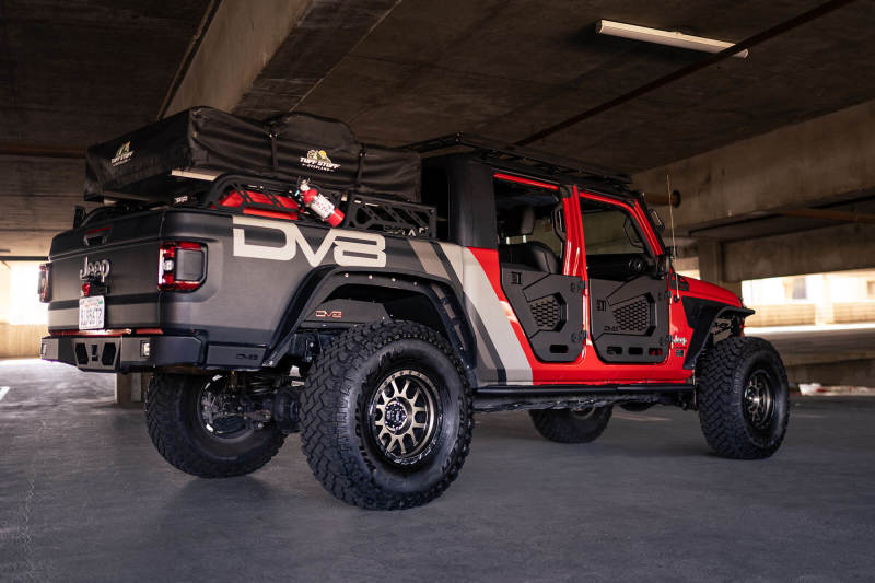 DV8 Offroad 18-22 Jeep Wrangler JL/JT Spec Series Half Doors - Rear Set Doors DV8 Offroad