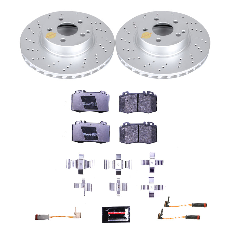 Power Stop 04-06 Mercedes-Benz E500 Front Euro-Stop Brake Kit Brake Kits - OE PowerStop