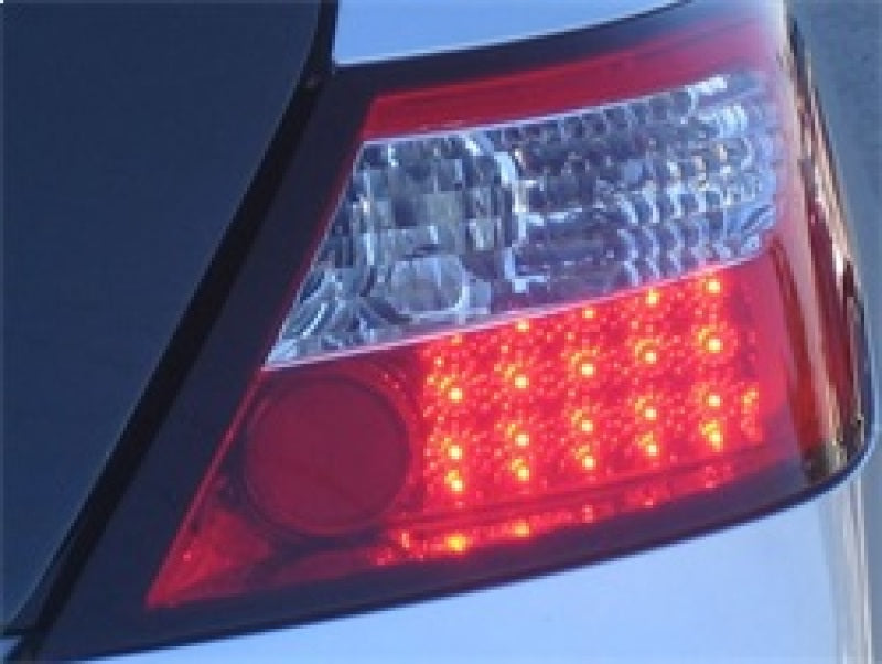Spyder Honda Civic 06-08 2Dr LED Tail Lights Red Clear ALT-YD-HC06-2D-LED-RC Tail Lights SPYDER