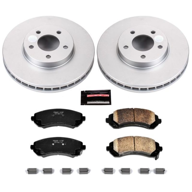 Power Stop 02-06 Buick Rendezvous Front Z17 Evolution Geomet Coated Brake Kit Brake Kits - Performance Blank PowerStop