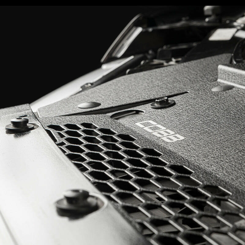 Cobb 18-20 Ford F-150 Eco Boost 3.5L/2.7L Radiator Shroud - Wrinkle Black Radiator Shrouds COBB