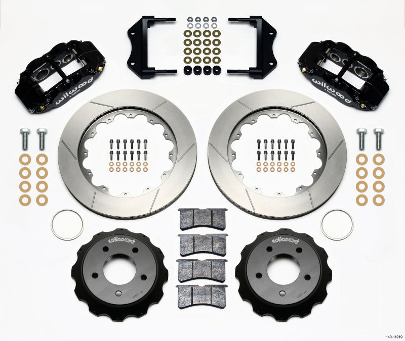 Wilwood Narrow Superlite 6R Front Hat Kit 14.00in 84-87 Corvette C4 Big Brake Kits Wilwood