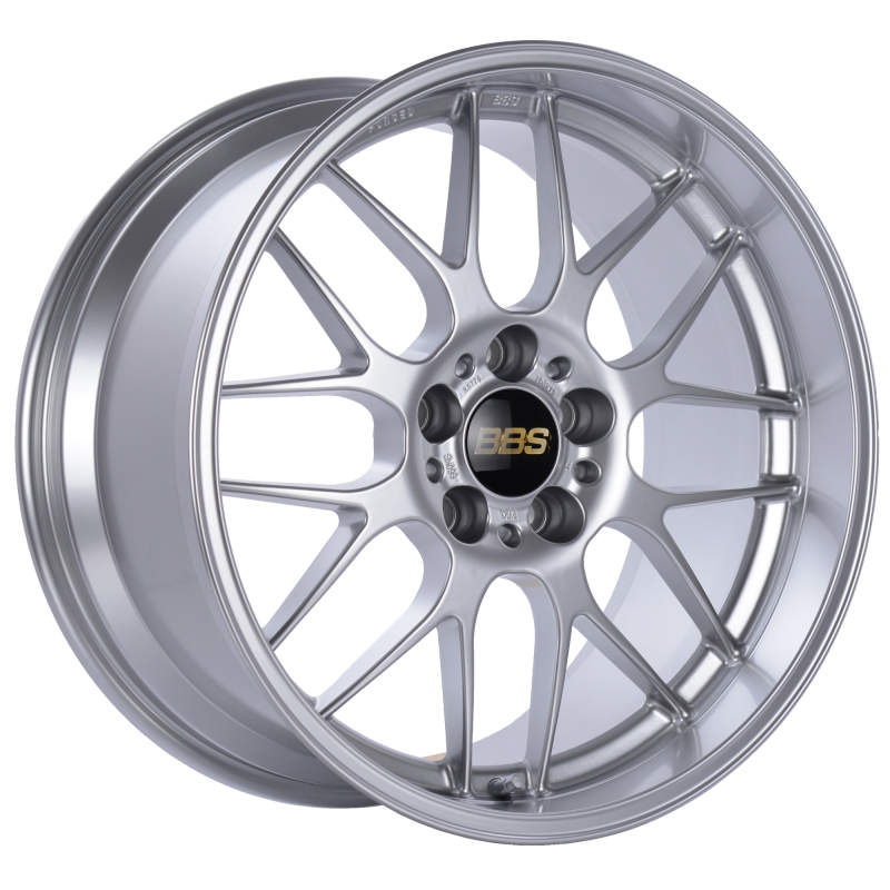 BBS RG-R 18x10 5x120 ET25 Diamond Silver Wheel -82mm PFS/Clip Required Wheels - Forged BBS