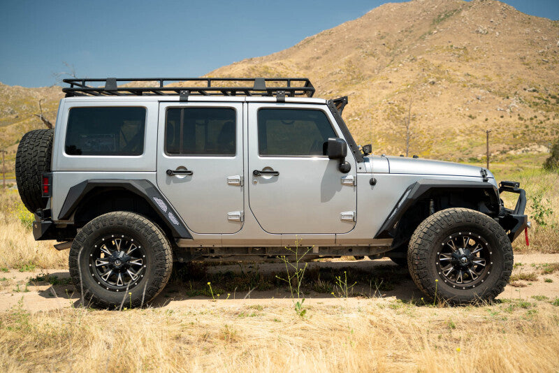 DV8 Offroad 07-18 Jeep Wrangler JK Armor Fender Flares Fenders DV8 Offroad