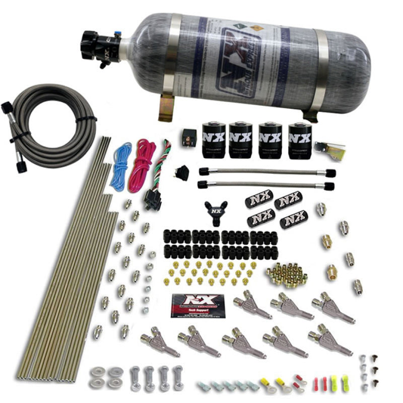 Nitrous Express Vortech Nozzle Nitrous Kit w/12lb Composite Bottle Nitrous Systems Nitrous Express