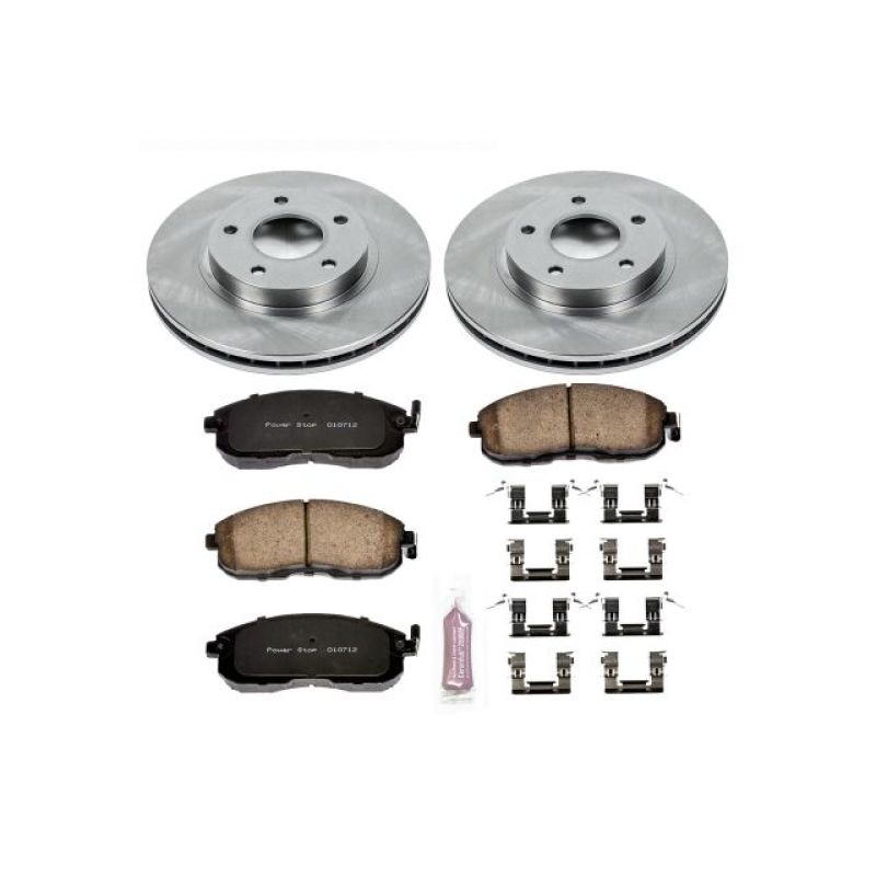 Power Stop 99-01 Nissan Maxima Front Autospecialty Brake Kit Brake Kits - OE PowerStop