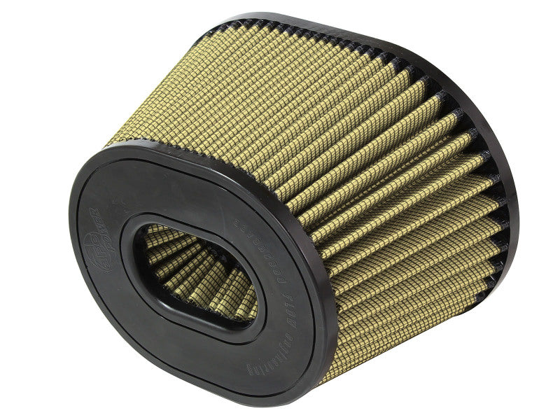 aFe Magnum FORCE Intake Rplcmnt Air Filter 3-1/4IN F x (9x6-1/2)IN B x (6-3/4x5-1/2)IN T x 5-3/8IN H Air Filters - Universal Fit aFe