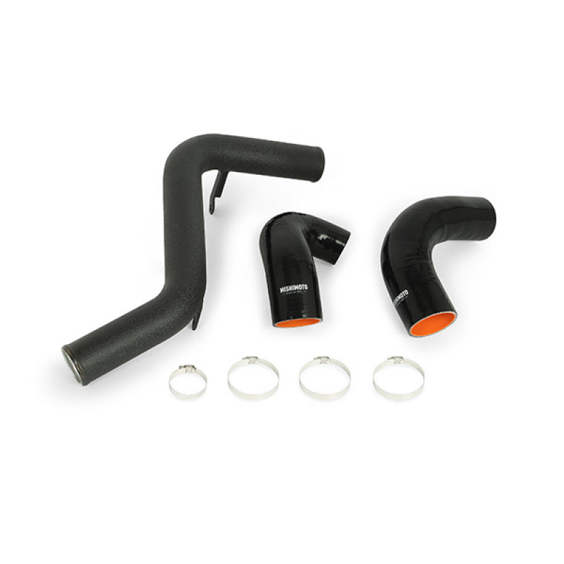 Mishimoto 2013+ Ford Focus ST Hot Side Intercooler Pipe Kit - Wrinkle Black Intercooler Pipe Kits Mishimoto