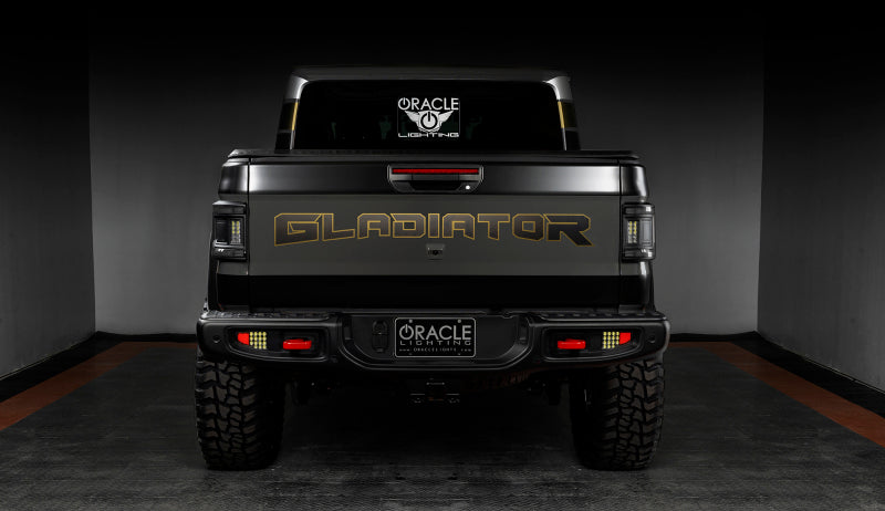 Oracle 2020+ Jeep Gladiator JT Flush Mount LED Tail Lights - Tinted Lens Tail Lights ORACLE Lighting