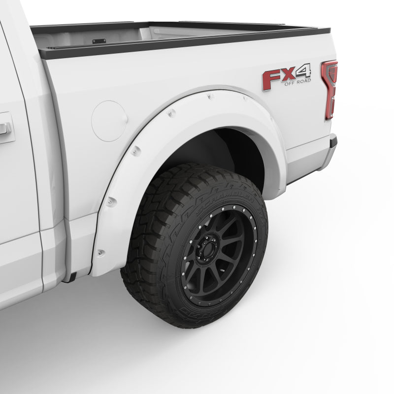 EGR 2018 Ford F150 Bolt-On Look Color Match Fender Flares - Set - Oxford White Fender Flares EGR
