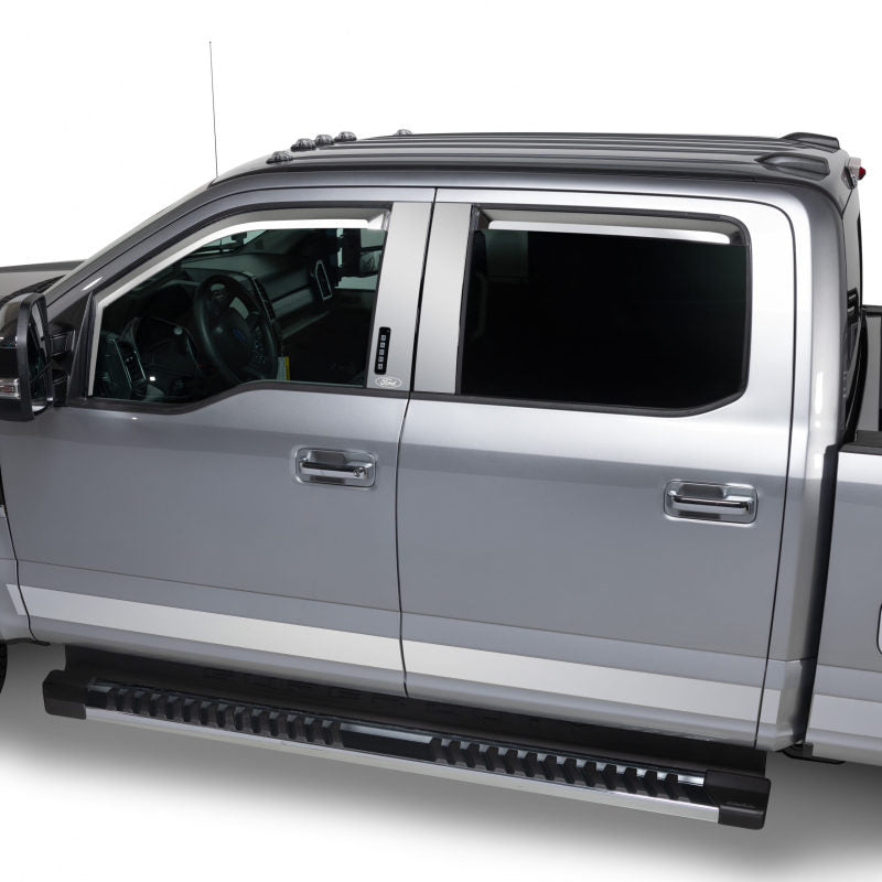 Putco 2021 Ford F-150 Super Crew 5.5ft Short Box Stainless Steel Rocker Panels (4.25in Tall 12pc) Body Armor & Rock Rails Putco
