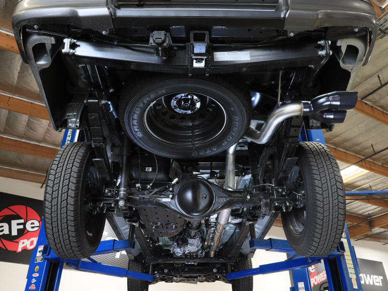 aFe 15-26 Toyota Hilux L4-2.4/2.8L (td) Vulcan Series 3in SS Rear-Side Exit Exhaust w/ Black Tip Catback aFe