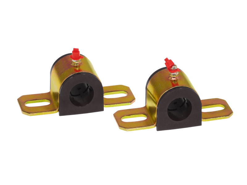 Prothane Universal Greasable Sway Bar Bushings - 25MM - Type B Bracket - Black Sway Bar Bushings Prothane