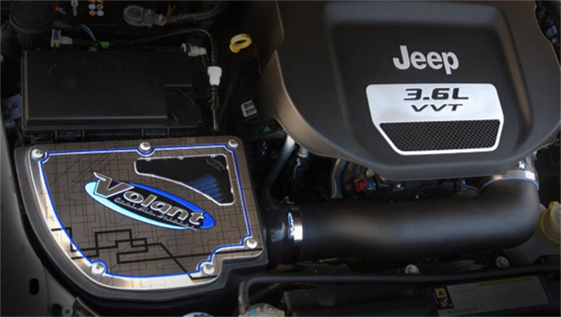 Volant 12-18 Jeep Wrangler 3.6L V6 Pro5 Closed Box Air Intake System Cold Air Intakes Volant