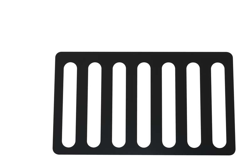 Kentrol 07-18 Jeep Wrangler JK Hood Vent - Powdercoat Black Hoods Kentrol
