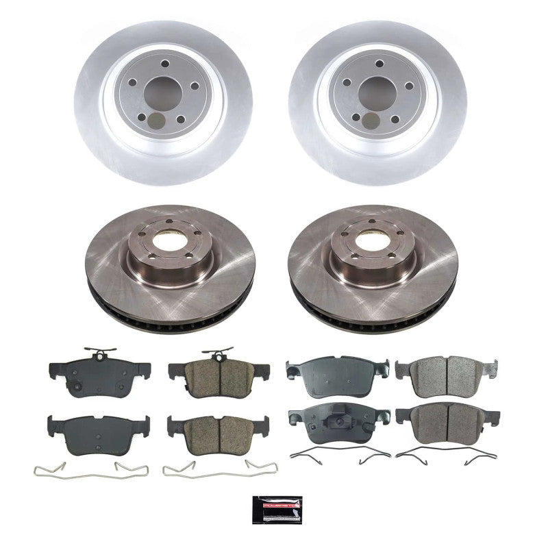 Power Stop 21-22 Ford Bronco Sport Front & Rear Autospecialty Brake Kit Brake Kits - OE PowerStop